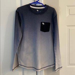 Boy’s Abercrombie 7/8 Long Sleeve Waffle Knit